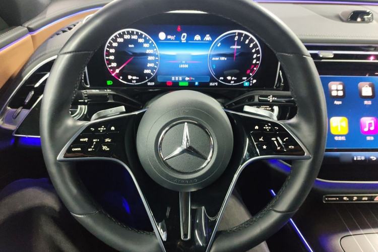 Used Mercedes-Benz E-Class New Energy 2024 E 350 e L Plug-in Hybrid Sedan Steering Wheel