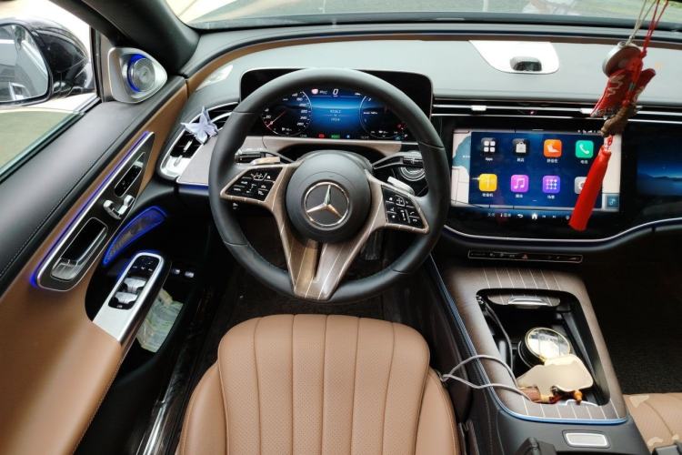 Used Mercedes-Benz E-Class New Energy 2024 E 350 e L Plug-in Hybrid Sedan Steering Wheel