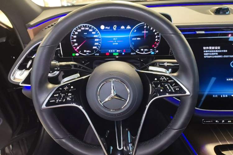 Used Mercedes-Benz E-Class New Energy 2024 E 350 e L Plug-in Hybrid Sedan Steering Wheel