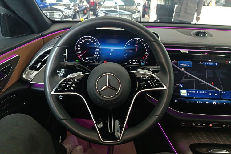 Used Mercedes-Benz E-Class New Energy 2024 E 350 e L Plug-in Hybrid Sedan Steering Wheel