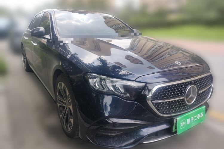 Used Mercedes-Benz E-Class New Energy 2024 E 350 e L Plug-in Hybrid Sports Sedan Front Right 45 Deg