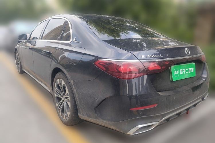 Used Mercedes-Benz E-Class New Energy 2024 E 350 e L Plug-in Hybrid Sports Sedan Rear Left 45 Deg
