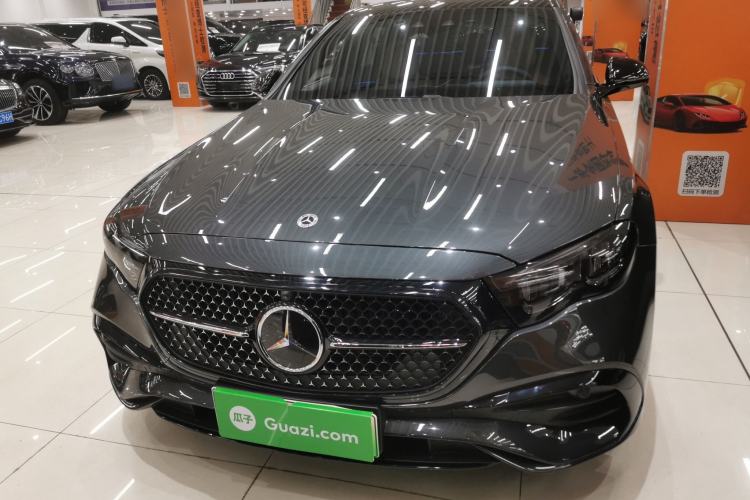 Used Mercedes-Benz E-Class New Energy 2024 E 350 e L Plug-in Hybrid Sports Sedan Front