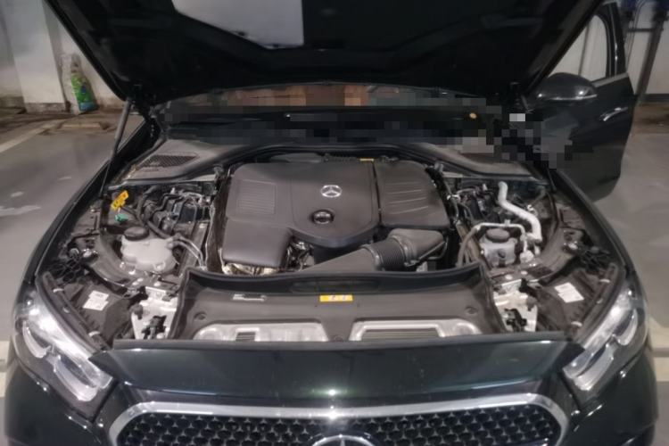Used Mercedes-Benz E-Class New Energy 2024 E 350 e L Plug-in Hybrid Sports Sedan Engine Bay