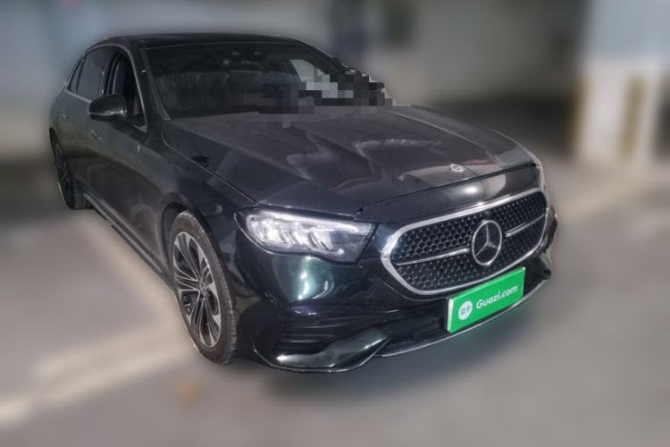 Used Mercedes-Benz E-Class New Energy 2024 E 350 e L Plug-in Hybrid Sports Sedan Front Right 45 Deg