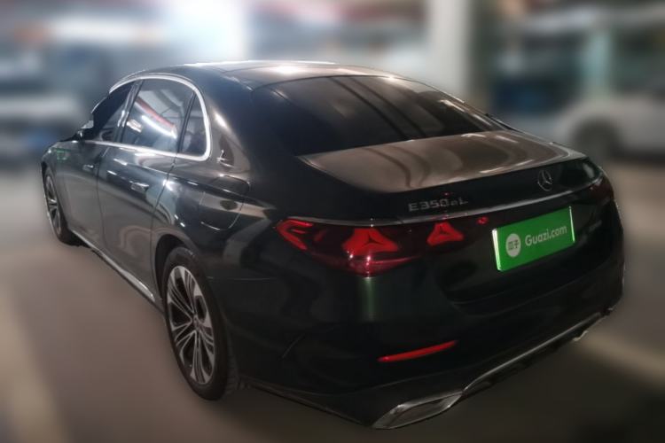 Used Mercedes-Benz E-Class New Energy 2024 E 350 e L Plug-in Hybrid Sports Sedan Rear Left 45 Deg
