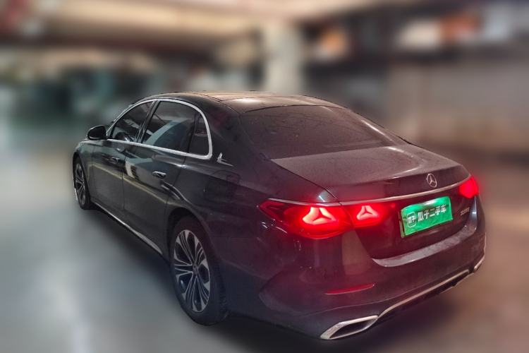 Used Mercedes-Benz E-Class New Energy 2024 E 350 e L Plug-in Hybrid Sports Sedan Rear Left 45 Deg