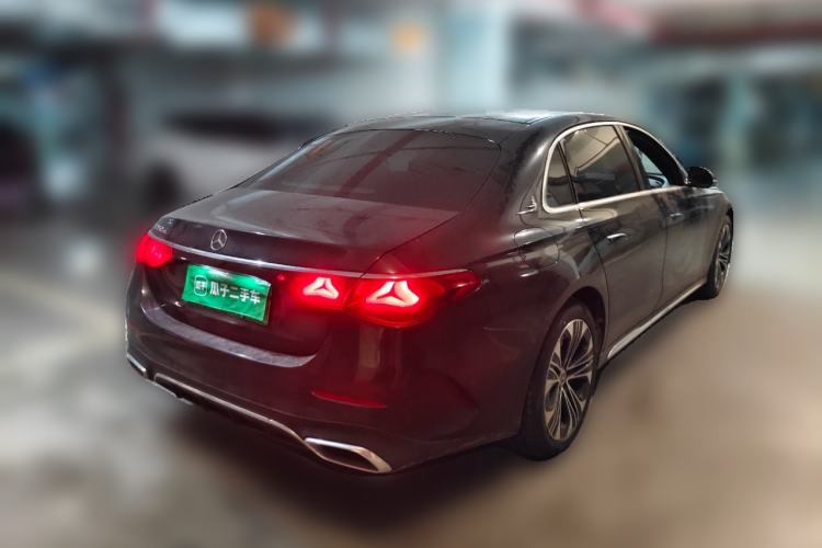 Used Mercedes-Benz E-Class New Energy 2024 E 350 e L Plug-in Hybrid Sports Sedan Rear Right 45 Deg