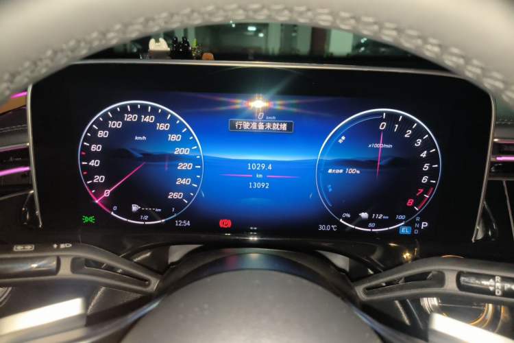 Used Mercedes-Benz E-Class New Energy 2024 E 350 e L Plug-in Hybrid Sedan Instrument Cluster