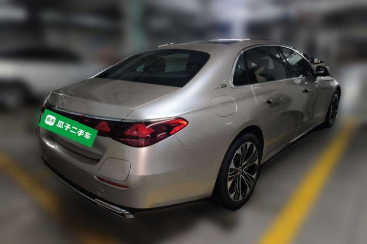 Used Mercedes-Benz E-Class New Energy 2024 E 350 e L Plug-in Hybrid Sedan Rear Right 45 Deg