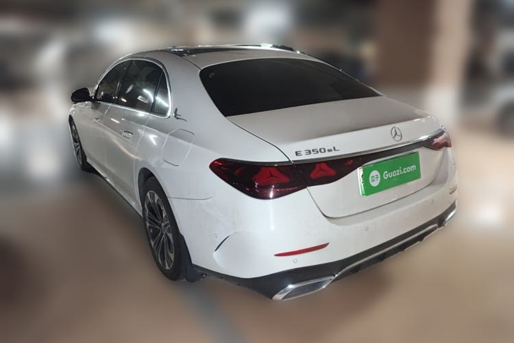 Used Mercedes-Benz E-Class New Energy 2024 E 350 e L Plug-in Hybrid Sports Sedan Rear Left 45 Deg