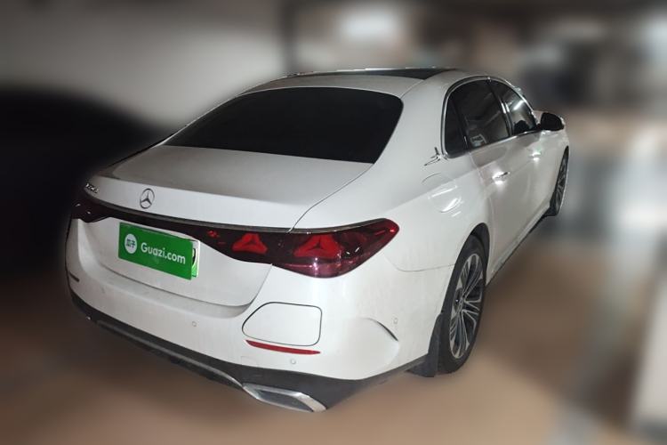 Used Mercedes-Benz E-Class New Energy 2024 E 350 e L Plug-in Hybrid Sports Sedan Rear Right 45 Deg