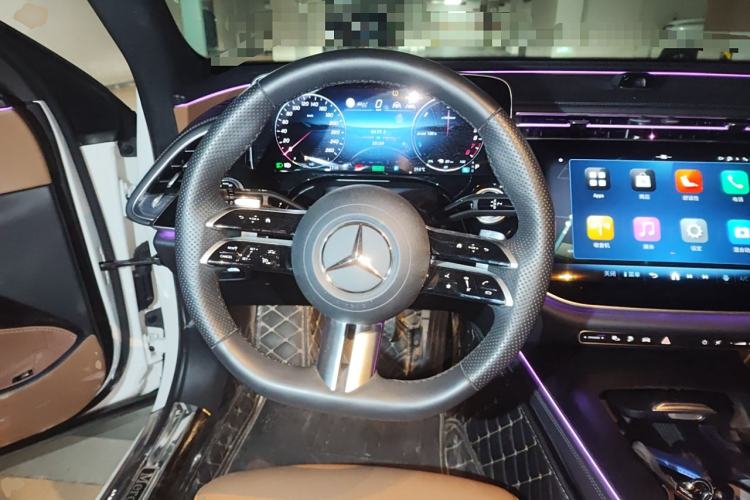 Used Mercedes-Benz E-Class New Energy 2024 E 350 e L Plug-in Hybrid Sports Sedan Steering Wheel
