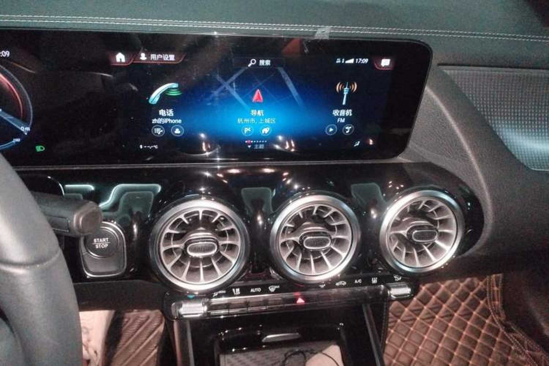 Used Mercedes-Benz EQA 2022 EQA 260 Audio And AC Panel
