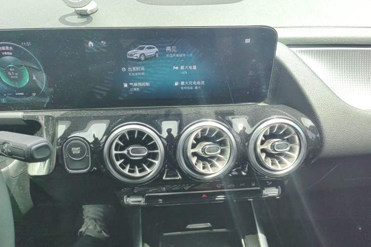 Used Mercedes-Benz EQA 2022 EQA 260 Audio And AC Panel