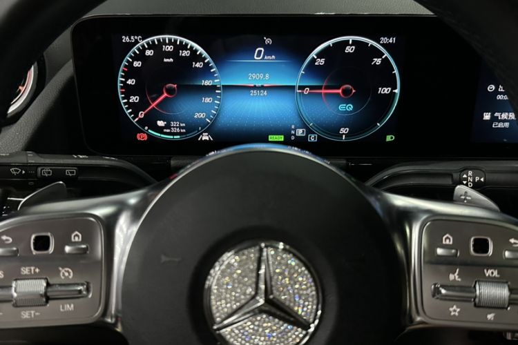 Used Mercedes-Benz EQA 2022 EQA 300 4MATIC Launch Edition Odometer Close Up