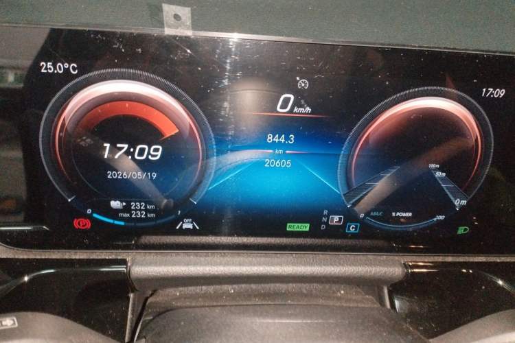 Used Mercedes-Benz EQA 2022 EQA 260 Odometer Close Up
