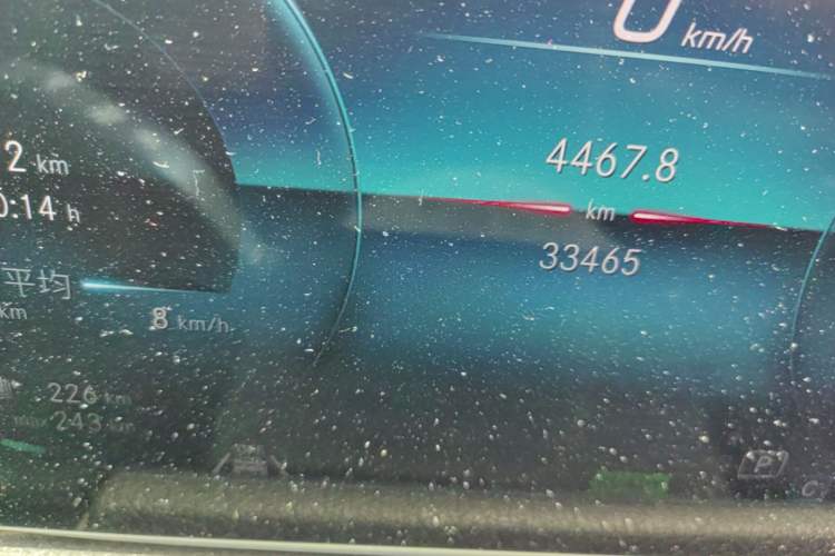Used Mercedes-Benz EQA 2022 EQA 260 Odometer Close Up