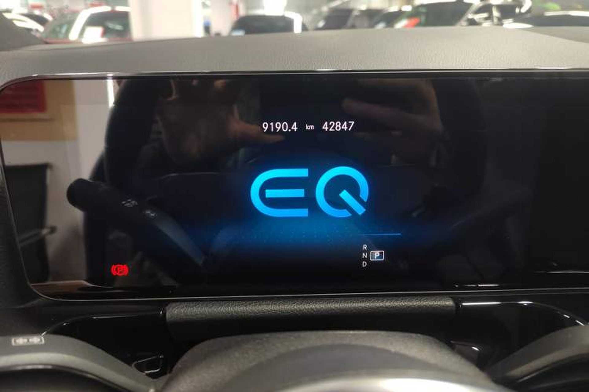 Used Mercedes-Benz EQA 2022 EQA 260 Odometer Close Up