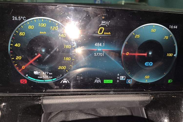 Used Mercedes-Benz EQA 2023-Year Restyled EQA 260 Odometer Close Up