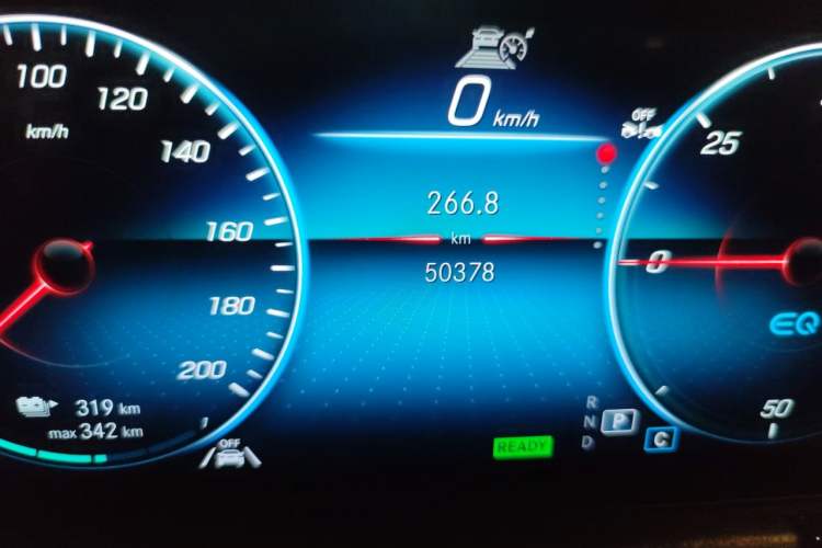 Used Mercedes-Benz EQA 2023 EQA 260 Odometer Close Up
