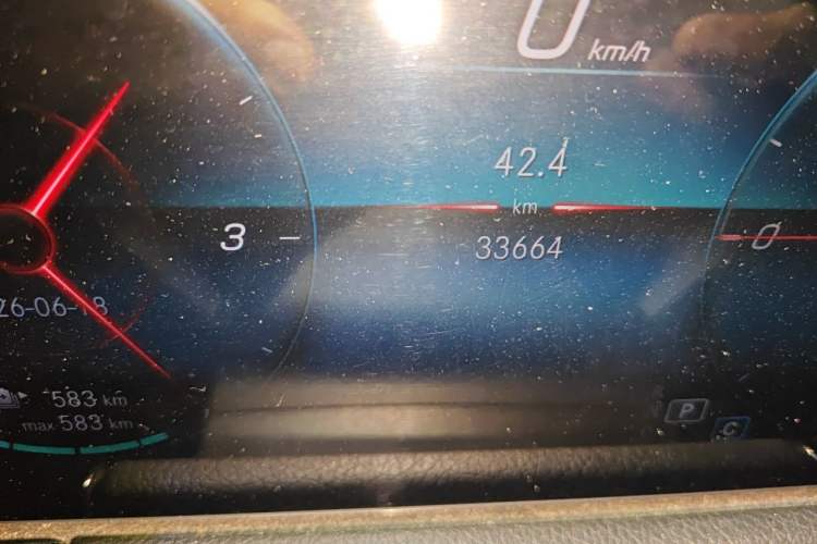 Used Mercedes-Benz EQA 2023-Year Restyled EQA 260 Odometer Close Up
