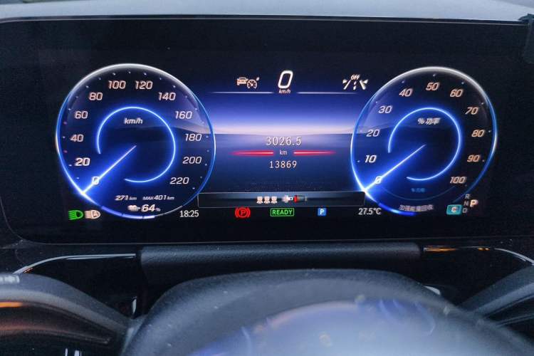 Used Mercedes-Benz EQA 2025 EQA 260 Odometer Close Up