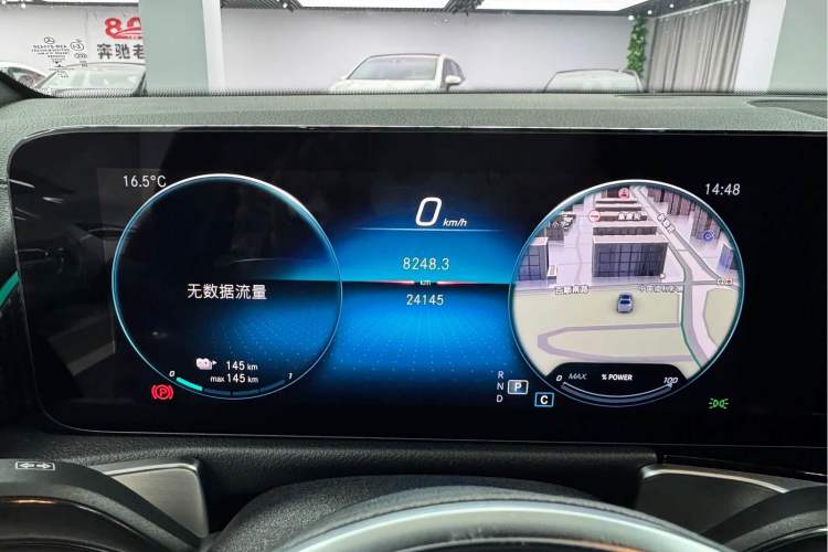 Used Mercedes-Benz EQB 2022 EQB 260 Odometer Close Up