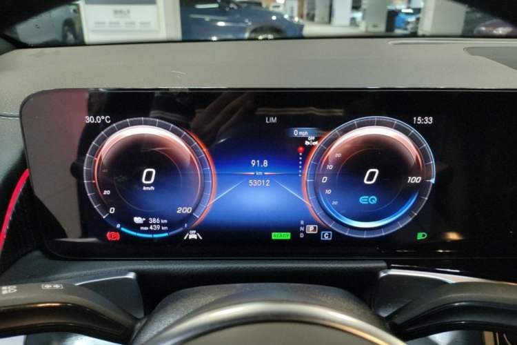 Used Mercedes-Benz EQB 2023 EQB 260 Odometer Close Up