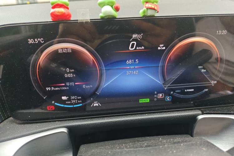 Used Mercedes-Benz EQB 2023 EQB 260 Odometer Close Up