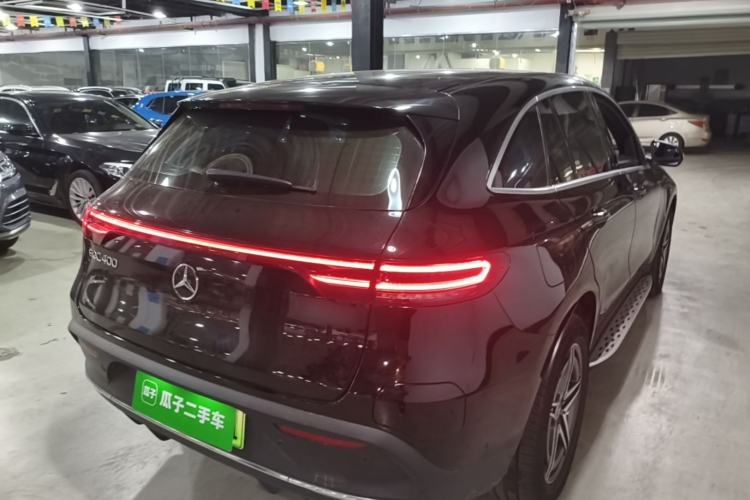 Used Mercedes-Benz EQC 2020 EQC 400 4MATIC Rear Right 45 Deg