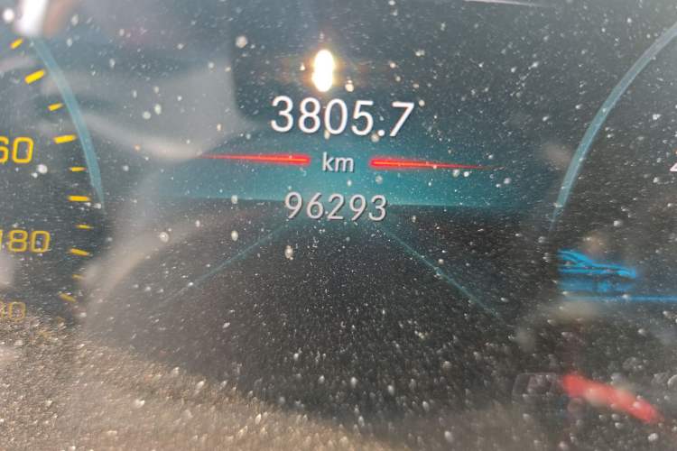 Used Mercedes-Benz EQC 2020 EQC 400 4MATIC Odometer Close Up