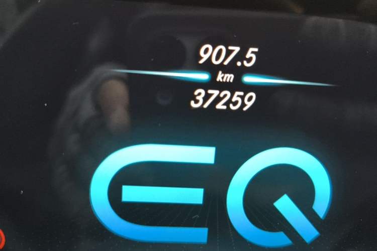 Used Mercedes-Benz EQC 2021 EQC 400 4MATIC Odometer Close Up