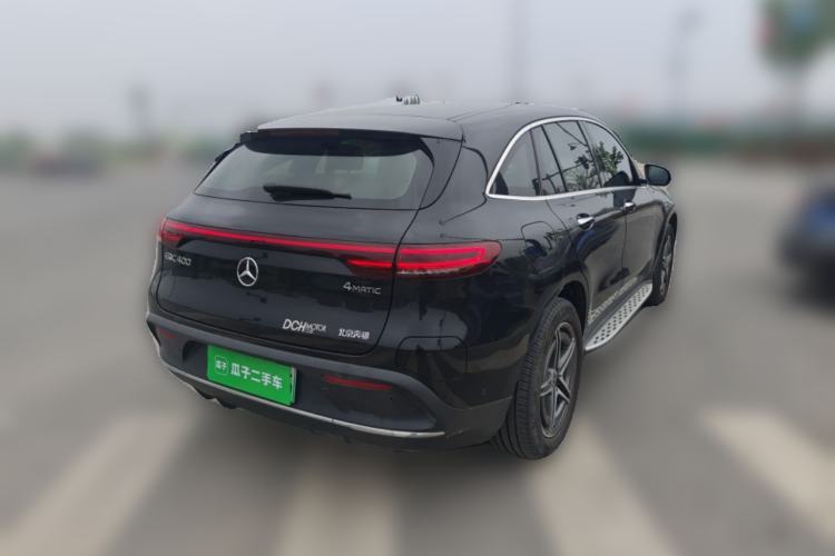 Used Mercedes-Benz EQC 2021 EQC 400 4MATIC Rear Right 45 Deg