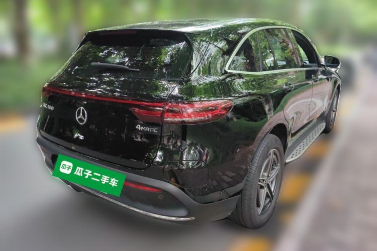 Used Mercedes-Benz EQC 2021 EQC 400 4MATIC Rear Right 45 Deg