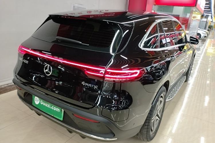 Used Mercedes-Benz EQC 2021 EQC 400 4MATIC Rear Right 45 Deg
