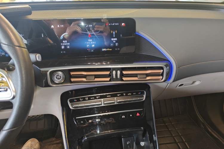 Used Mercedes-Benz EQC 2021 EQC 350 4MATIC Audio And AC Panel