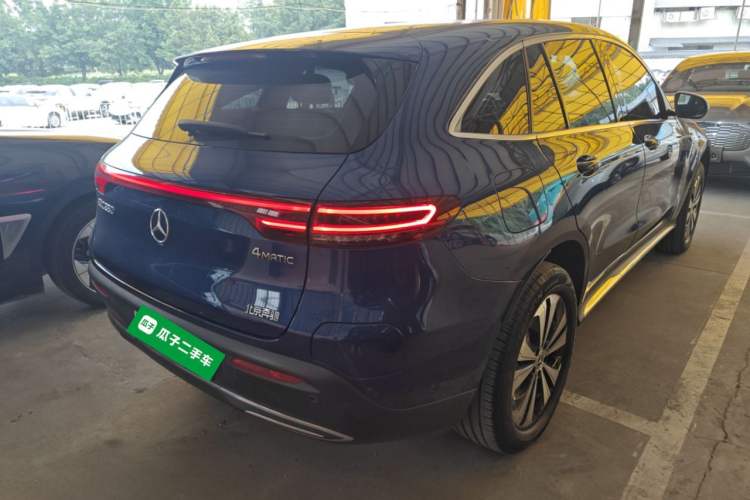 Used Mercedes-Benz EQC 2021 EQC 350 4MATIC Rear Right 45 Deg