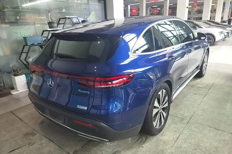 Used Mercedes-Benz EQC 2021 EQC 350 4MATIC Rear Right 45 Deg