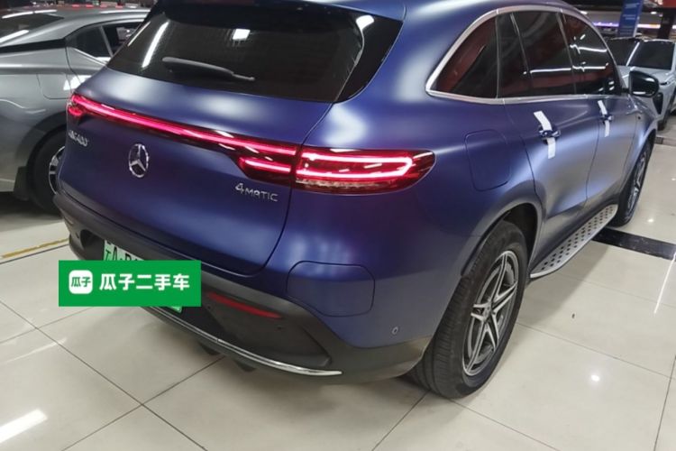 Used Mercedes-Benz EQC 2021 EQC 400 4MATIC Rear Right 45 Deg