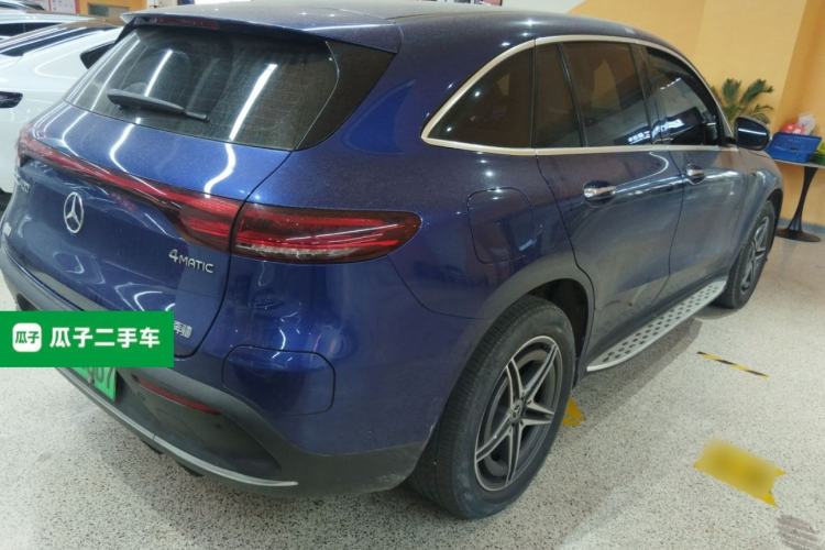 Used Mercedes-Benz EQC 2021 EQC 400 4MATIC Rear Right 45 Deg