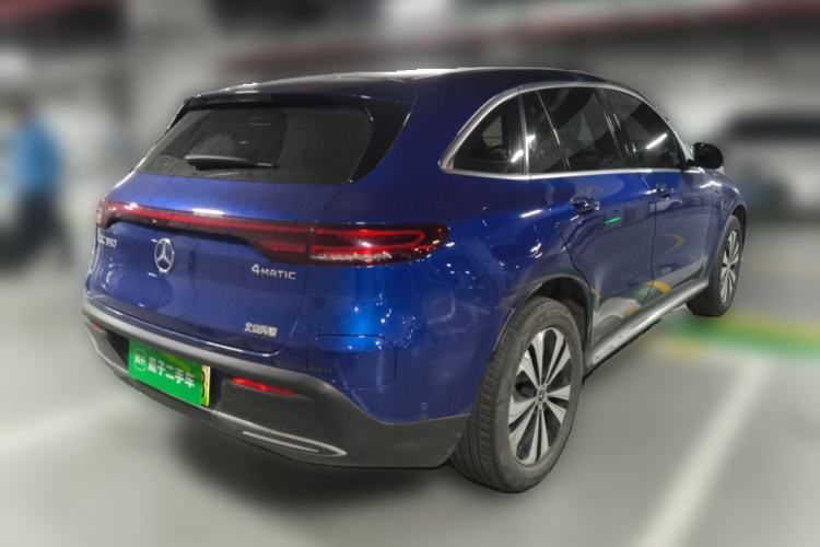 Used Mercedes-Benz EQC 2021 EQC 350 4MATIC Rear Right 45 Deg