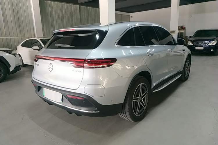 Used Mercedes-Benz EQC 2021 EQC 400 4MATIC Rear Right 45 Deg