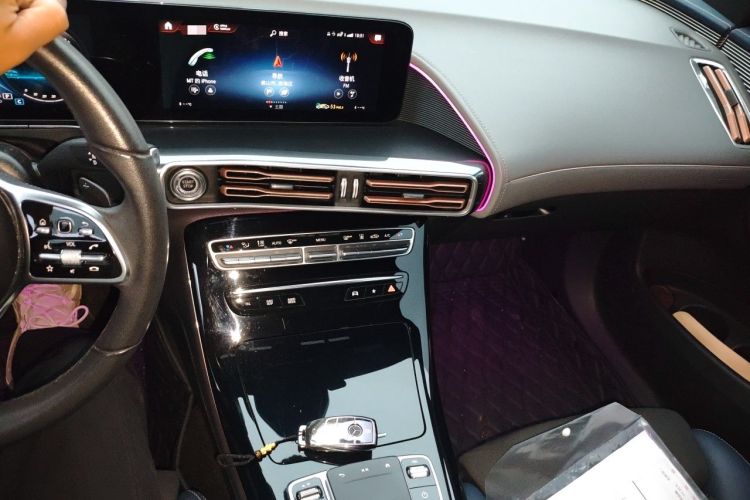 Used Mercedes-Benz EQC 2021 EQC 400 4MATIC Audio And AC Panel