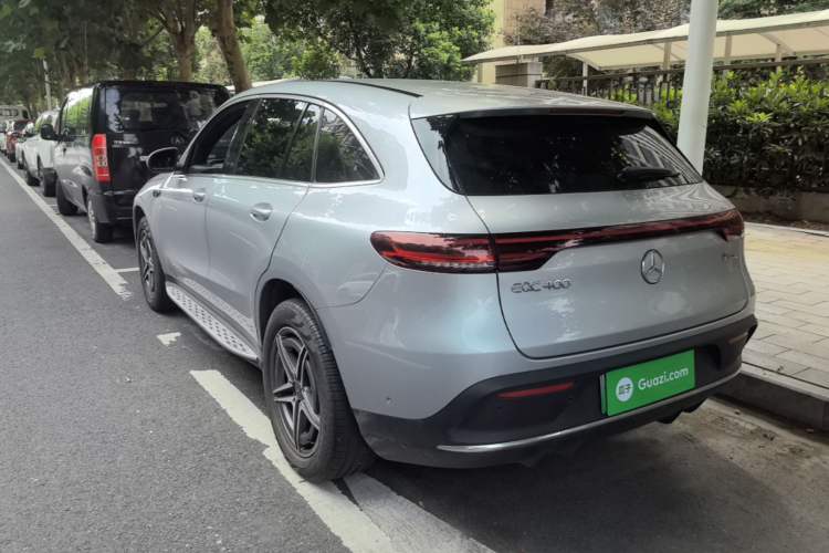 Used Mercedes-Benz EQC 2021 EQC 400 4MATIC Rear Left 45 Deg