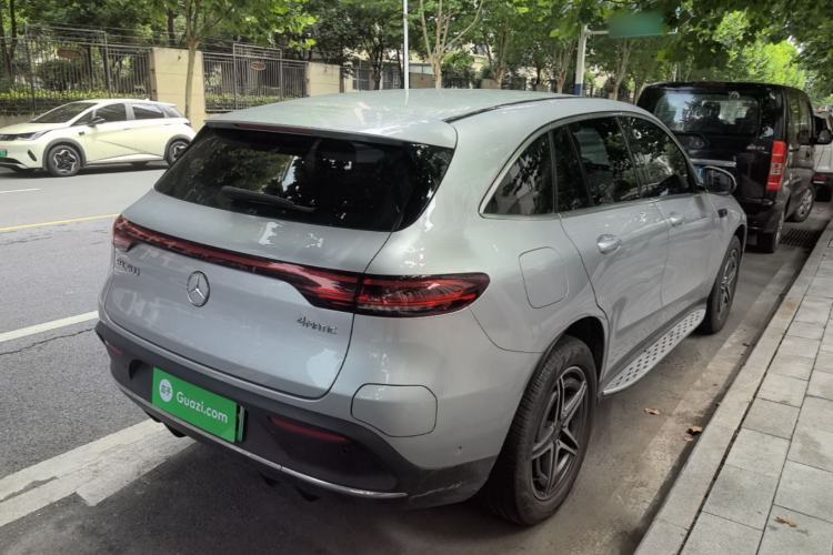 Used Mercedes-Benz EQC 2021 EQC 400 4MATIC Rear Right 45 Deg