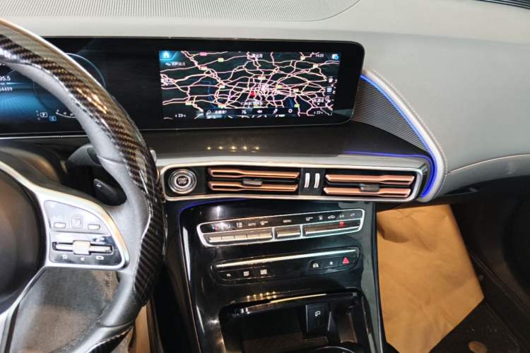 Used Mercedes-Benz EQC 2021 EQC 350 4MATIC Audio And AC Panel