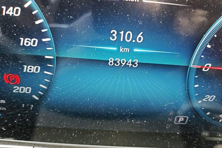 Used Mercedes-Benz EQC 2021 EQC 400 4MATIC Odometer Close Up