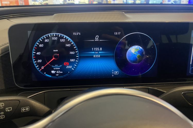 Used Mercedes-Benz EQC 2021 EQC 400 4MATIC Odometer Close Up