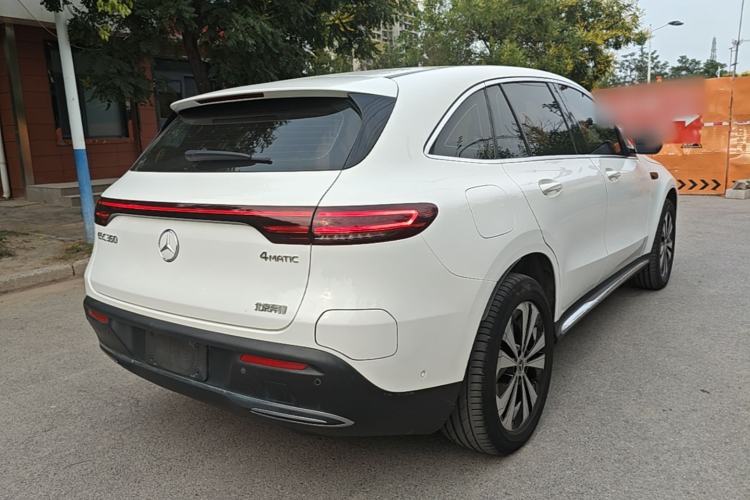 Used Mercedes-Benz EQC 2021 EQC 350 4MATIC Rear Right 45 Deg